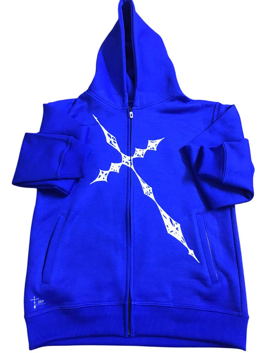 Blue & White IRP Hoodie