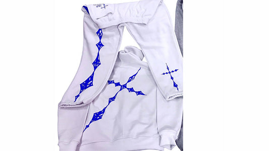 White & Blue IRP Tracksuit